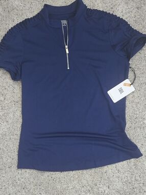 TAIL Mini Mock Neck Golf Tpp W/ Shoulder Detail